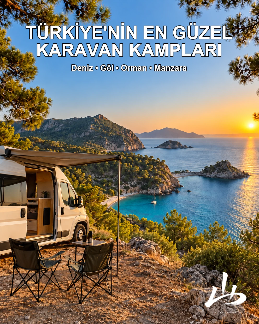 Türkiye'nin Manzarasıyla Öne Çıkan 15 Karavan Kampı