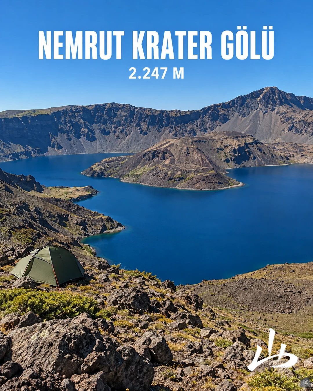 Nemrut Krater Gölü görseli